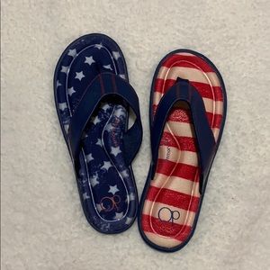 Red, White & Blue Sandals